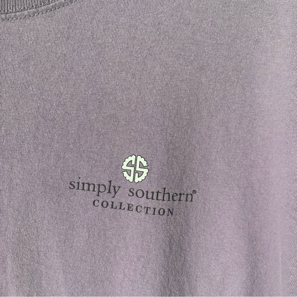 Simply Southern (Large) “Taco Life” Purple Short Sleeve T-Shirt - Picture 4 of 5